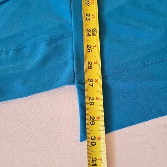 By JJ Womens Asymmetrical Hem Crew Neck Long Sleeve Tunic Top Turquoise Medium - Picture 7 of 10